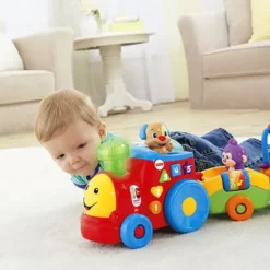 Паровозик Ученого щенка Fisher price
